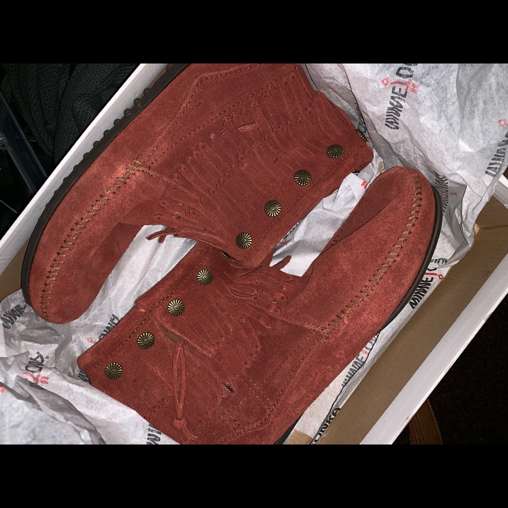 Burgundy Fridge bootie